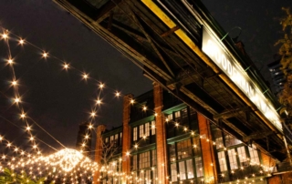 Festive-lights-strung-overhead-at-Toronto-Christmas-Market-in-the-Distillery-district