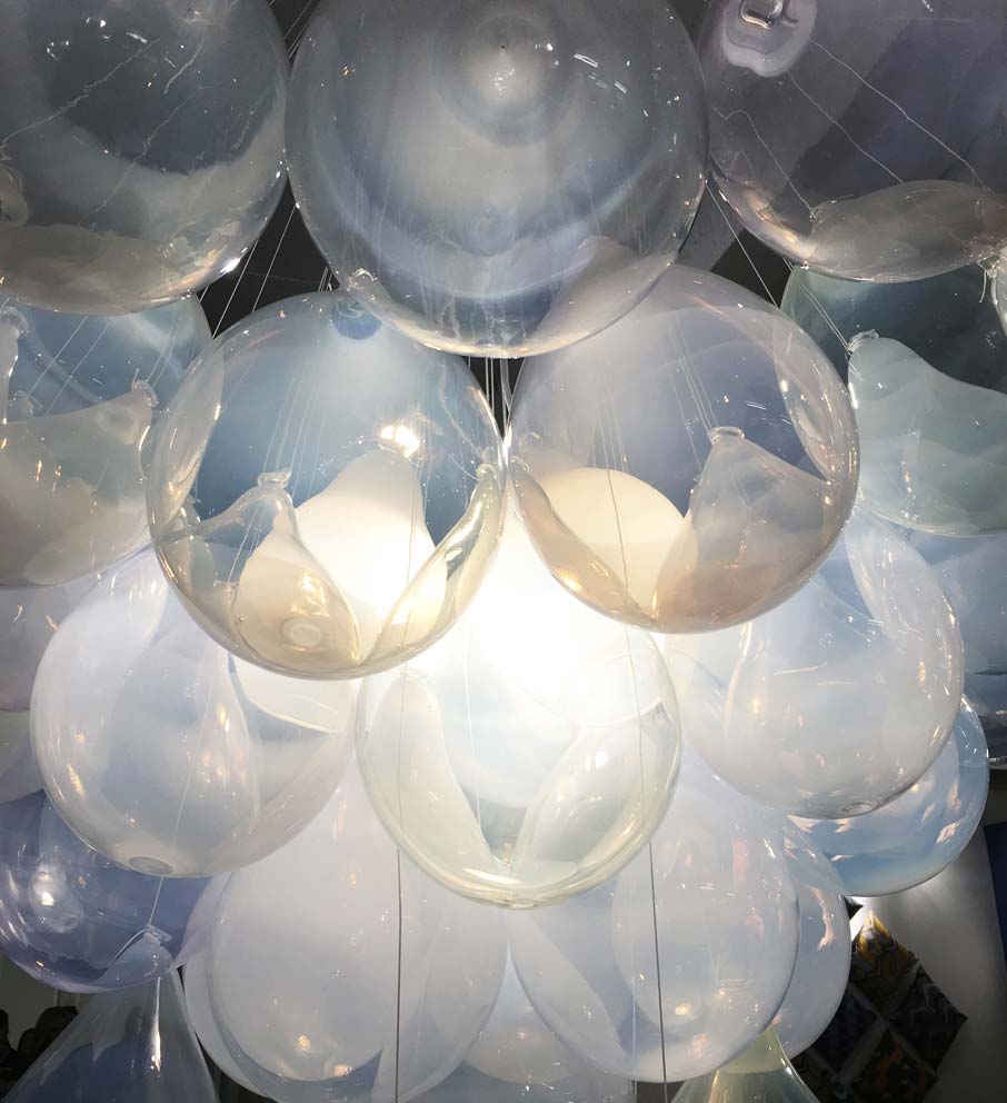 London-Design-Festival-translucent-balloons-suspended-from-ceiling