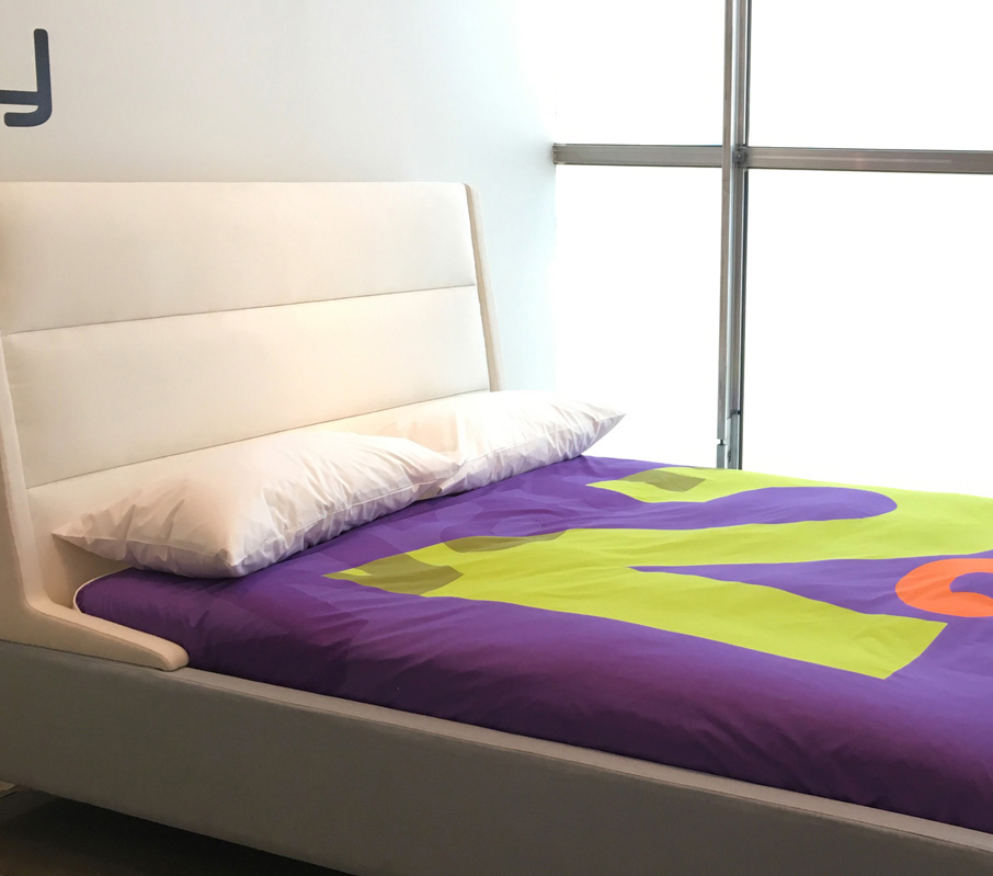 Want-2-love-2-ZayZay-duvet-cover-design-on-IQ-bed-at-High-Point-Market